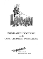 LAWMAN (Gottlieb) Manual & Schematic