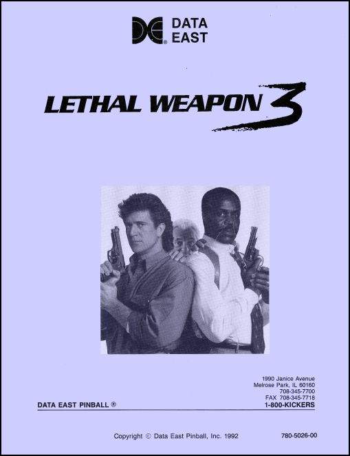 LETHAL WEAPON (DE) Manual reprint