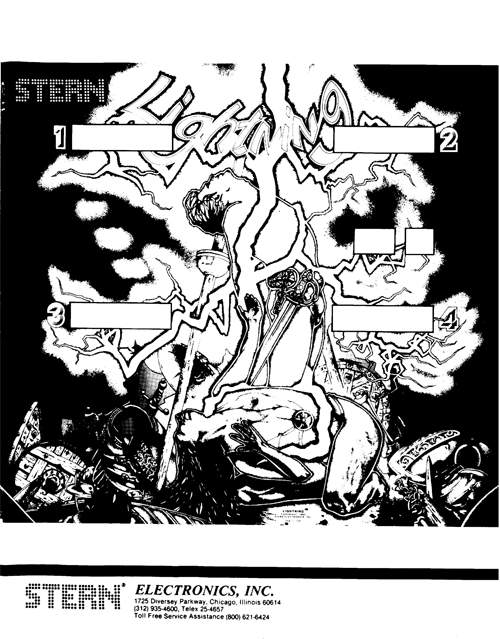 LIGHTNING (Stern) Manual