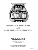 MAGNOTRON (Gottlieb) Manual & Schematic