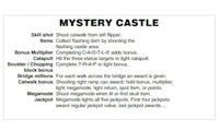 MYSTERY CASTLE (Alvin G) Score Card