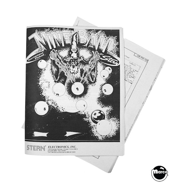 NINE BALL (Stern) Manual & Schematic