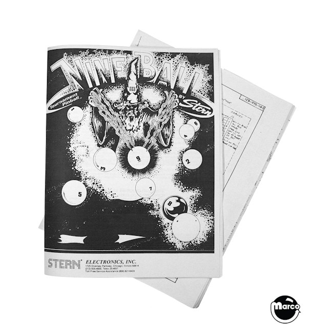 NINE BALL (Stern) Manual & Schematic