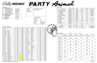 PARTY ANIMAL (Bally) Backbox Tech Chart