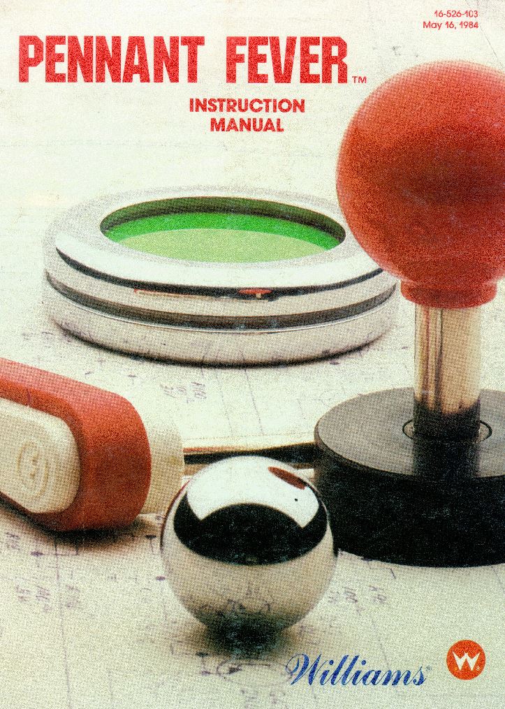 PENNANT FEVER (Williams) Manual 16-526-103