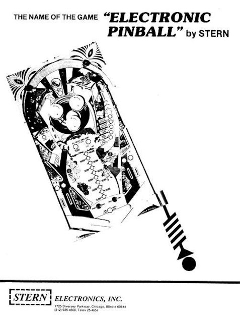 PINBALL (Stern) Manual Solid State