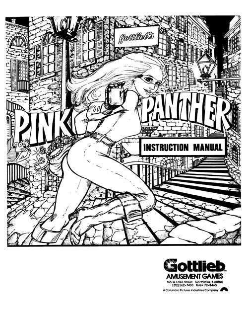 PINK PANTHER (Gottlieb) Manual