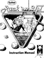 RACK EM UP (Gottlieb) Manual