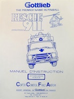 RESCUE 911 (Gottlieb) Manual FRENCH
