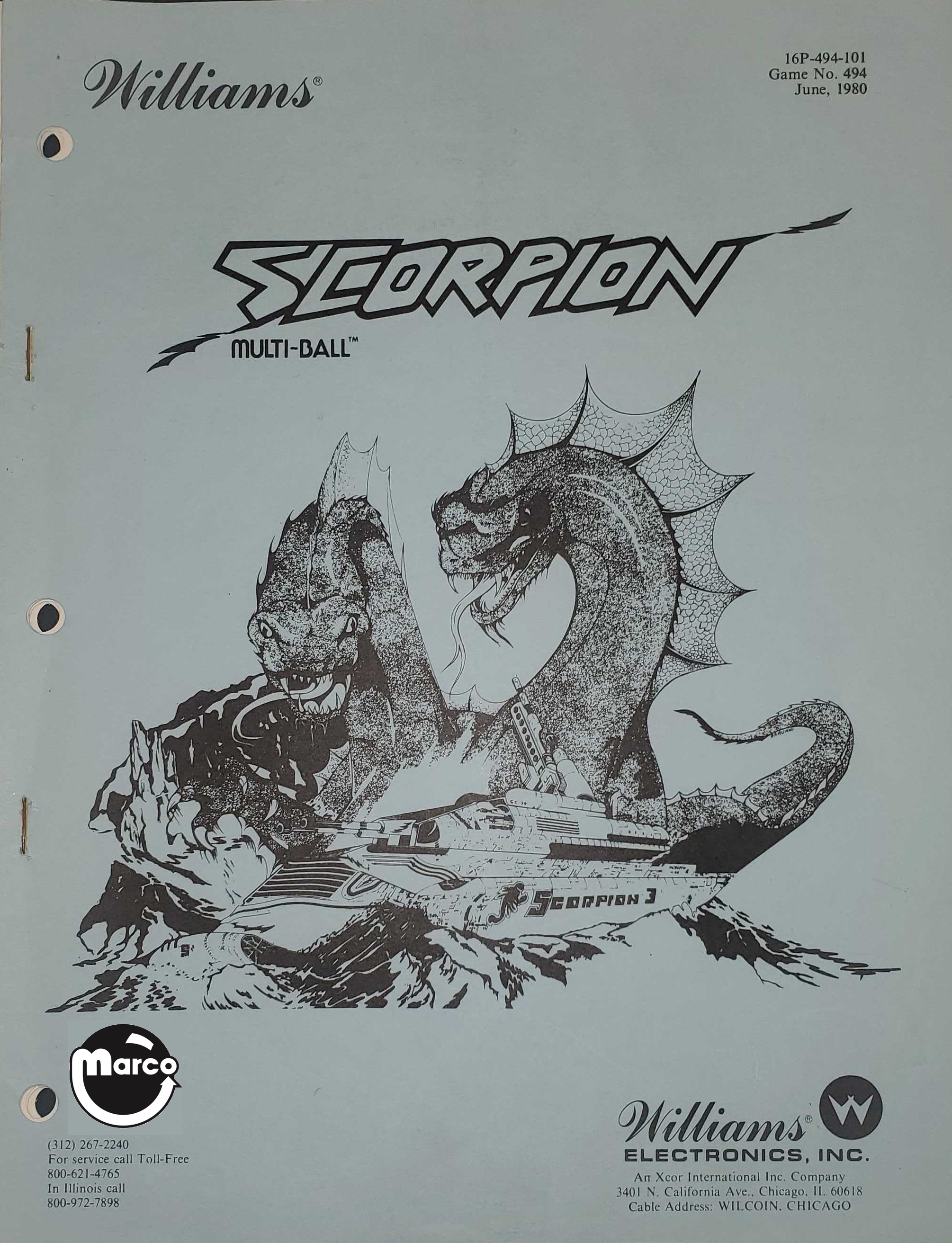 SCORPION (Williams) Manual
