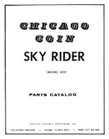 SKY RIDER (Chicago Coin) Manual