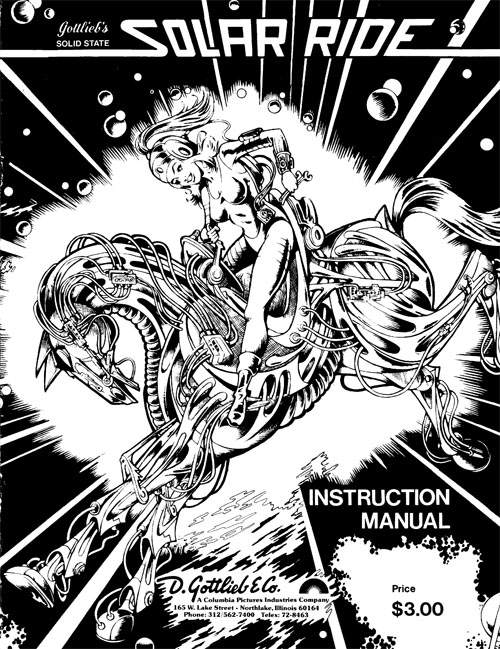 SOLAR RIDE (Gottlieb) Manual & Schematic SS