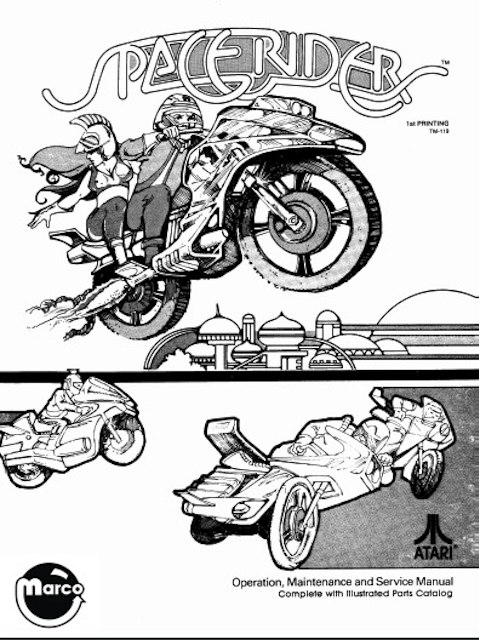 SPACE RIDERS (Atari) Manual