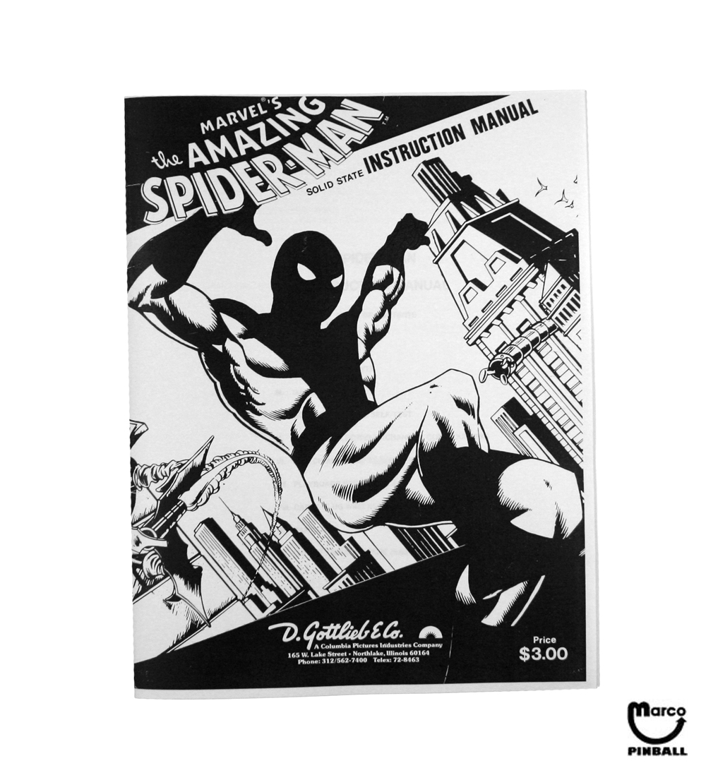 SPIDERMAN (Gottlieb) Manual