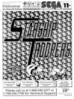 STARSHIP TROOPERS (Sega) Manual - Reprint