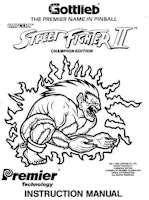 STREET FIGHTER II (Gottlieb) Manual FRENCH