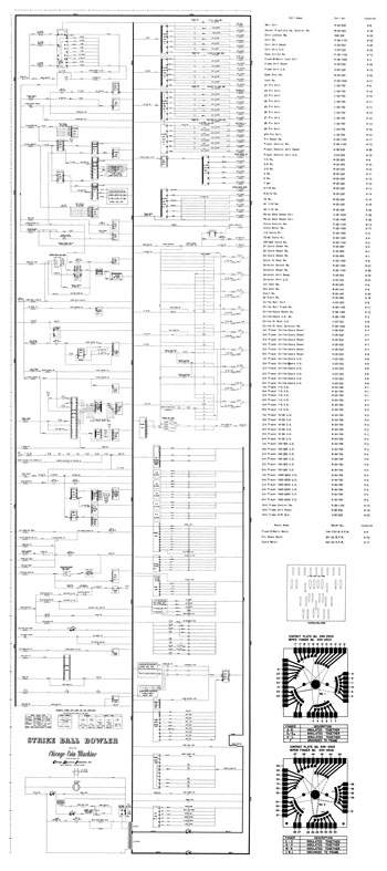 STRIKE BALL BOWLER (Chicago Coin) Schematic