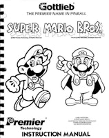 SUPER MARIO BROS (Gottlieb) Manual - Reprint