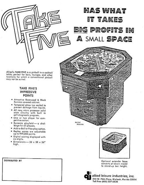 TAKE FIVE / ROY CLARK (Allied) Manual