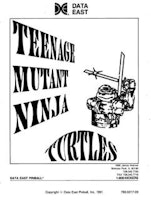 TEENAGE TURTLES (Data East) Manual