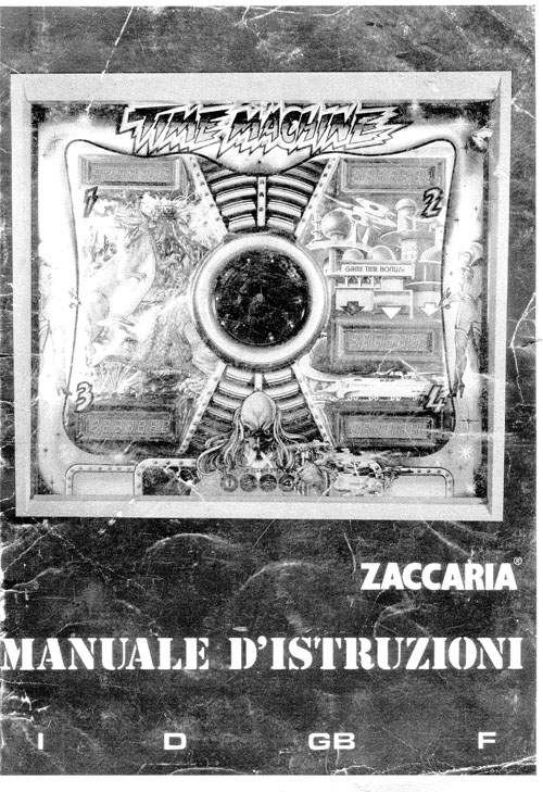 TIME MACHINE (Zaccaria) Manual