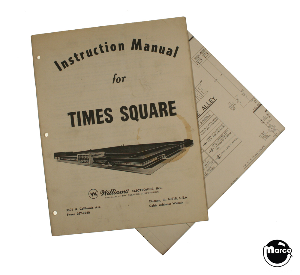 TIMES SQUARE Shuffle (United) Manual & Schematic