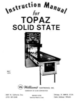TOPAZ Shuffle (United) Manual & schem.