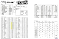TRUCK STOP (Bally) Backbox tech chart