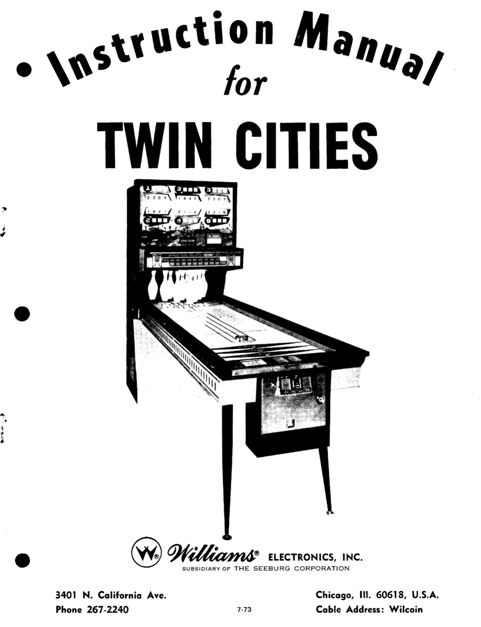 TWIN CITIES (United) Manual