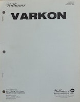 VARKON (Williams) Manual