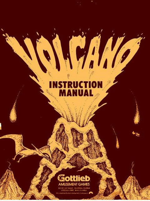 VOLCANO (Gottlieb) Manual & Schematic