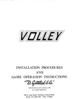 VOLLEY (Gottlieb) Manual & Schematic