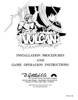 VULCAN (Gottlieb) Manual & Schematic