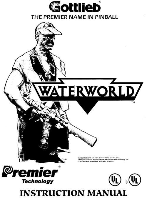 WATERWORLD (Gottlieb) Manual FRENCH