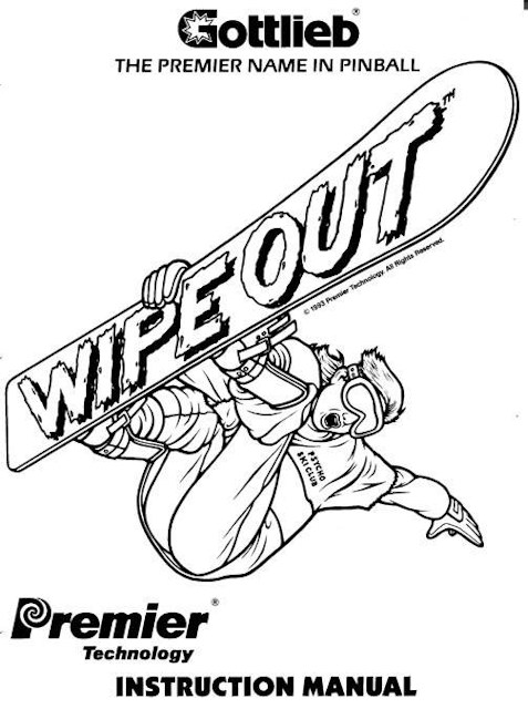 WIPE OUT (Gottlieb) Manual FRENCH GTB-GM738F