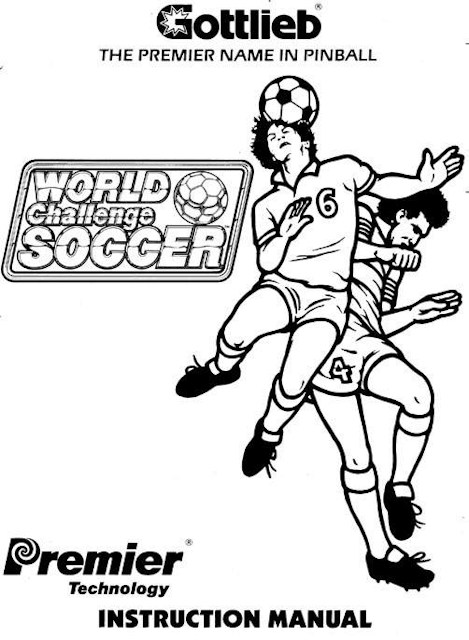 WORLD CHALLENGE SOCCER (Gottlieb) Manual