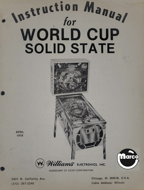 WORLD CUP (williams) Manual