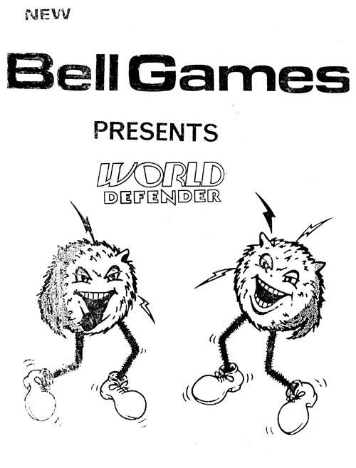 WORLD DEFENDER (Bell Games) Manual