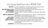 WORLD TOUR (Alvin G) Score card