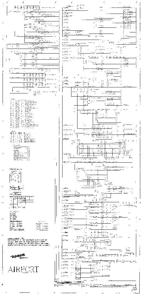 AIRPORT (Gottlieb) Schematic