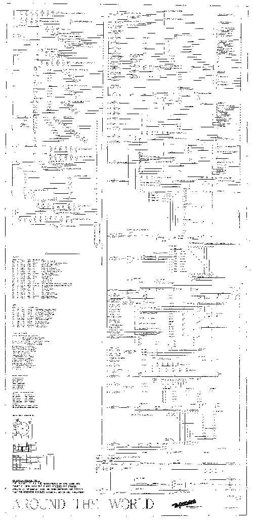 AROUND THE WORLD (Gottlieb) Schematic