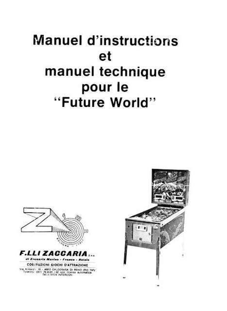 FUTURE WORLD (Zaccaria) Man & Schem (FR)
