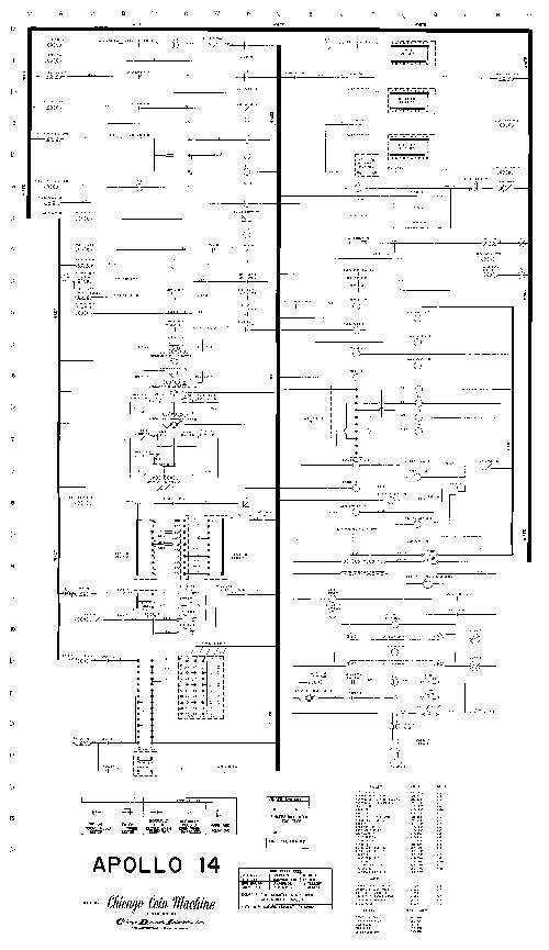 APOLLO 14 (Chicago Coin) Schematic