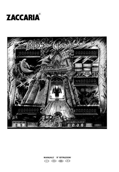 MAGIC CASTLE (Zaccaria) Manual & Schem