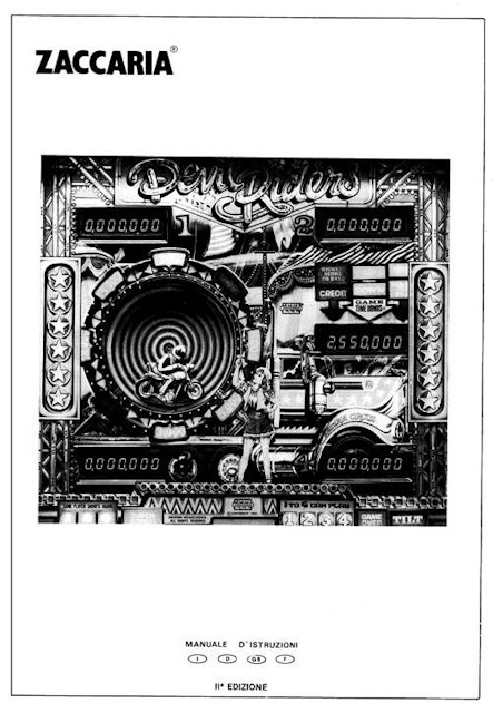 DEVIL RIDERS (Zaccaria) Manual & Schem