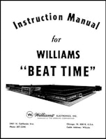 BEAT TIME (Williams) Manual & Schematic