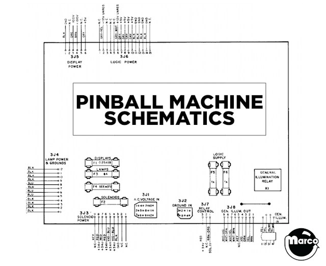 BIG STRIKE Pinball (Williams) Schematic