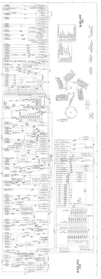 BLACK JACK (Williams 1960) Schematic