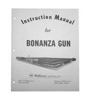 BONANZA GUN (Williams) Manual Schematic