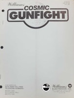 COSMIC GUNFIGHT (Williams) Manual & Sch.